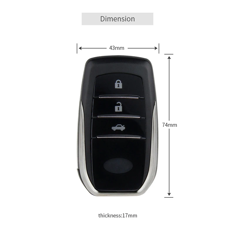 PKE Keyless Entry System Start Stop Remote Engine Start Stop Security Alarm Push Start Remote Car Alarm System