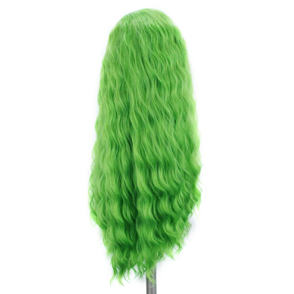 Charisma Lace Front Wigs Synthetic Hair Green Lace Wig Natural Hairline Lace Frontal Wigs For Women Cosplay Wigs Heat Resistant