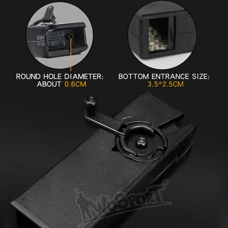 Tatcial BB 로더 M4 핸드 크랭크, 에어소프트 로더, M4, AK, G36, HiCAP, MP5 용, 빠른 재로딩 장치 장비, 6mm 1000 라운드