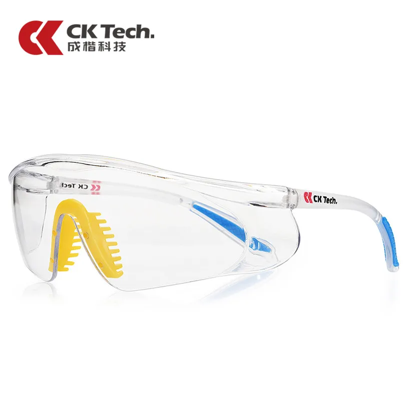 CK Tech.Anti-fog  Anti-shock Protective Safety Goggles Clear Bicycle Glasses Dustproof Riding Laborsafety glases for work