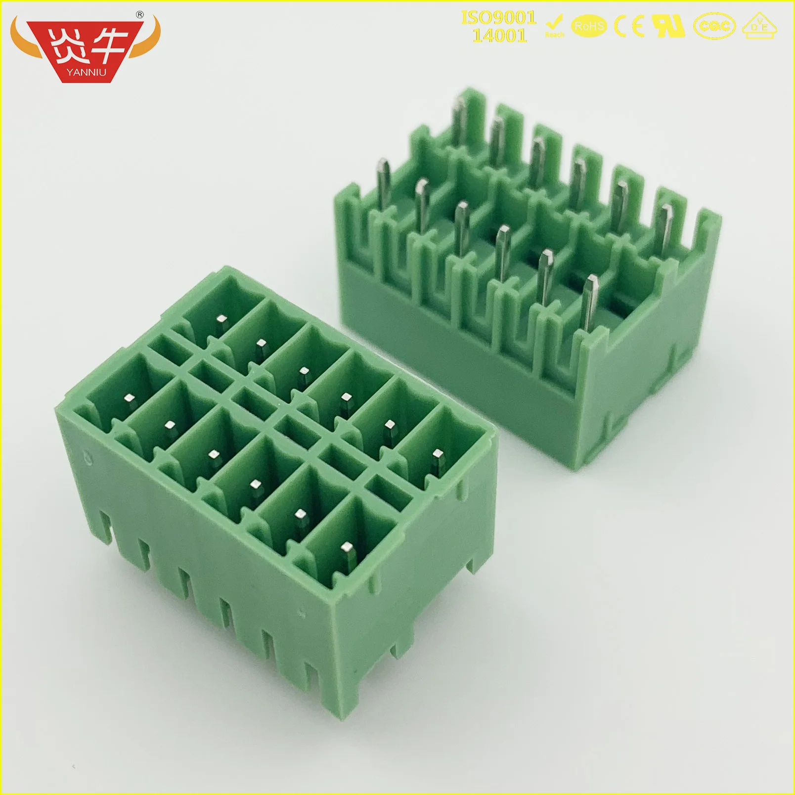 

10/50Pcs KF2EDGKVH 3.81 2P ~ 18P PCB PLUG-IN TEMINAL BLOCKS 15EDGVHB 3.81mm 4PIN ~ 36PIN MCDNV 1,5/2-G1-3,81 P26THR PHOENIX KEFA