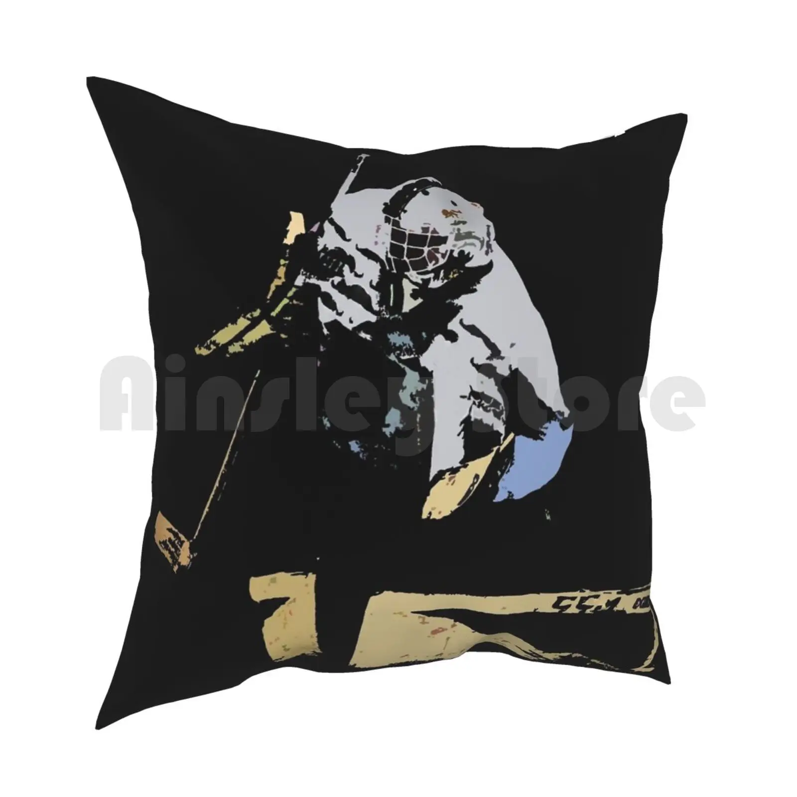 Goaltender-Ice Hockey Pillow Case Printed Home Soft DIY Pillow cover Goalie Goaltender Ice Hockey Hockey Goal Stopper