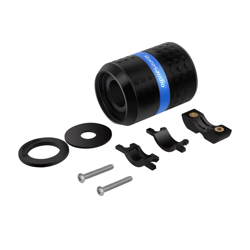 F122 Monosaudio C19 Pure ทองแดงโรเดียมชุบ Audio IEC ปลั๊ก AC 20A หญิงสายไฟสายออดิโอตัวเชื่อมต่อ