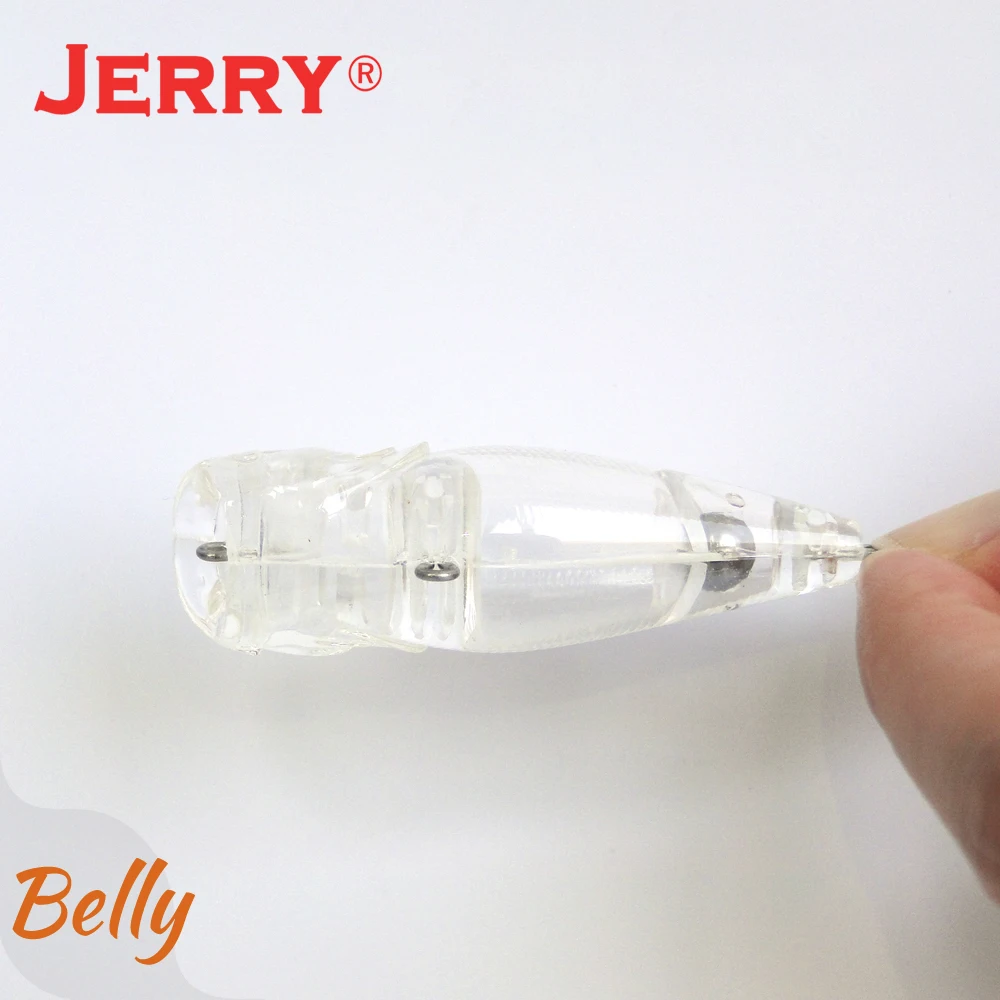 Jerry Doris 10pcs 55mm Spinning Fishing Hard Bait Plugs Floating Topwater Fishing Popper Lures Unpainted Blank Body Pesca