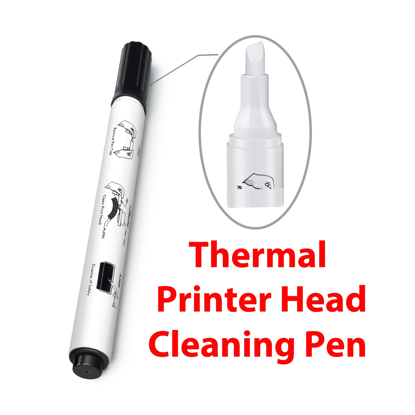 1PCS Cleaning Pen For Thermal Printer for Zebra for Epson Gprinter Universal Thermal Printer Head Cleaning Pen Maintenance pen