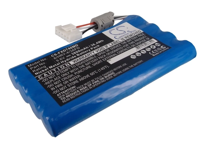 

Replacement Battery for Fukuda Cardimax FX-7402,ECP-7600/-7631/-7641/-7311/-7401/-7411/-7431/-7431S, FX-7412/-7432 8/HRY-4/3AFD