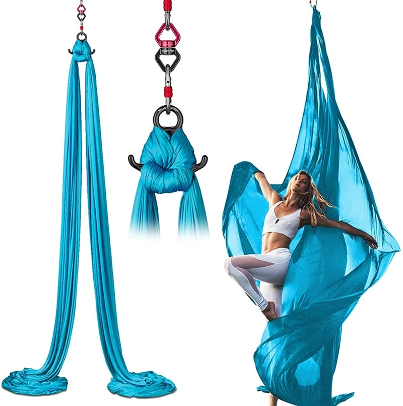 Hardware for Aerial dance set Yoga Accessories Flying Aerial Silks and Antigravity Hammock Swing Swivel Climbing