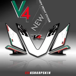 New sale Front Fairing Motorcycle Number Board 3D Gel Protector stickers decals for Aprilia RS V4 Factory 2009-2016 rsv4