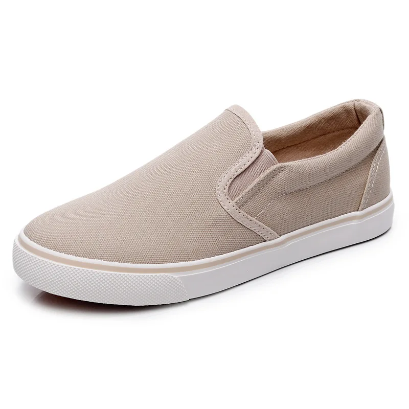 White Sneakers men casual shoes Slip On Canvas Shoes men Loafers Comfortable Vulcanized Shoes Mens Trainers Zapatos De Hombre