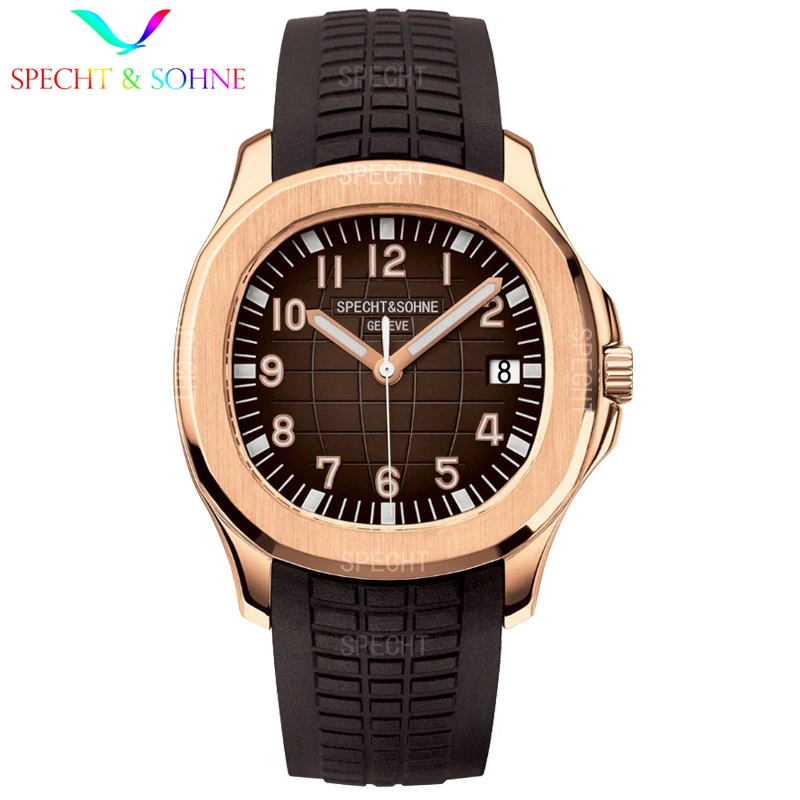 SPECHT&SOHNE  2024 New Luxury Men Mechanical Wristwatch Stainless Steel Automatic Watch Luxury Automatic Watch 30m Waterproof