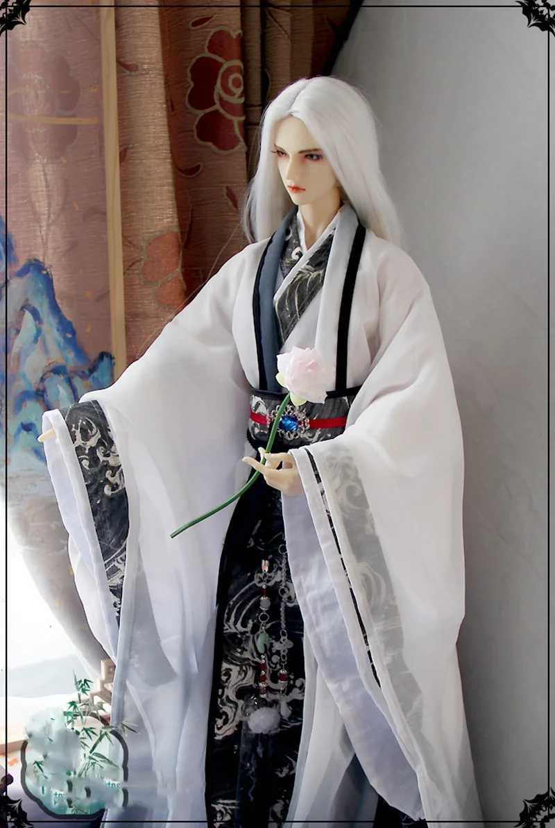 1/3 Scale BJD Clothes Doll Accessories Ancient Costume Hanfu Dress Samurai Outfit for BJD/SD SD17 SSDF ID72 Strong Uncle C1412