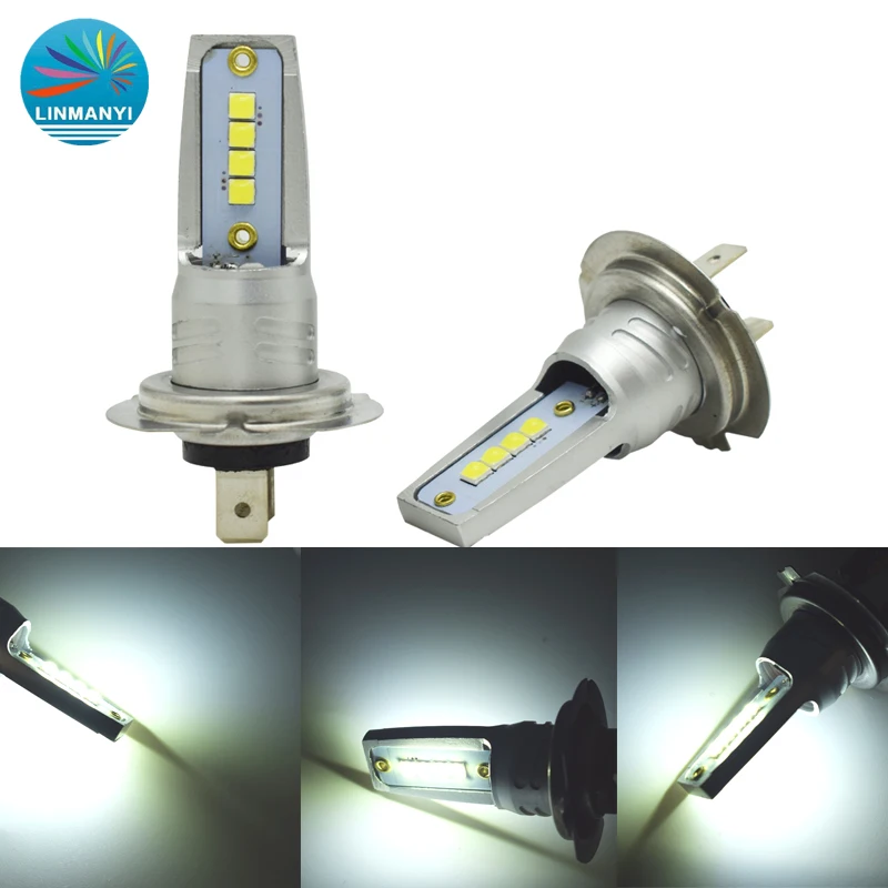 

2Pcs/set Universal H7 LED Headlight Conversion Kit Bulb White Low Beam Car LED Light Bulbs