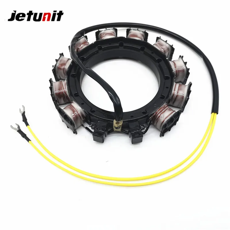 JETUNIT Outboard Stator For Mercury 65-150HP 10AMP 4&6Cyl 1969-1979 398-3587, 398-3618, 398-3633, 398-4792, 398-4793, 398-5232