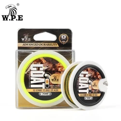 W.P.E 10m/20m Coated 8 Strands Braided Fishing Line 0.52mm 17kg 37.4lb Skin Line Carp Fishing Line Carp Fishing Tackle Pesca