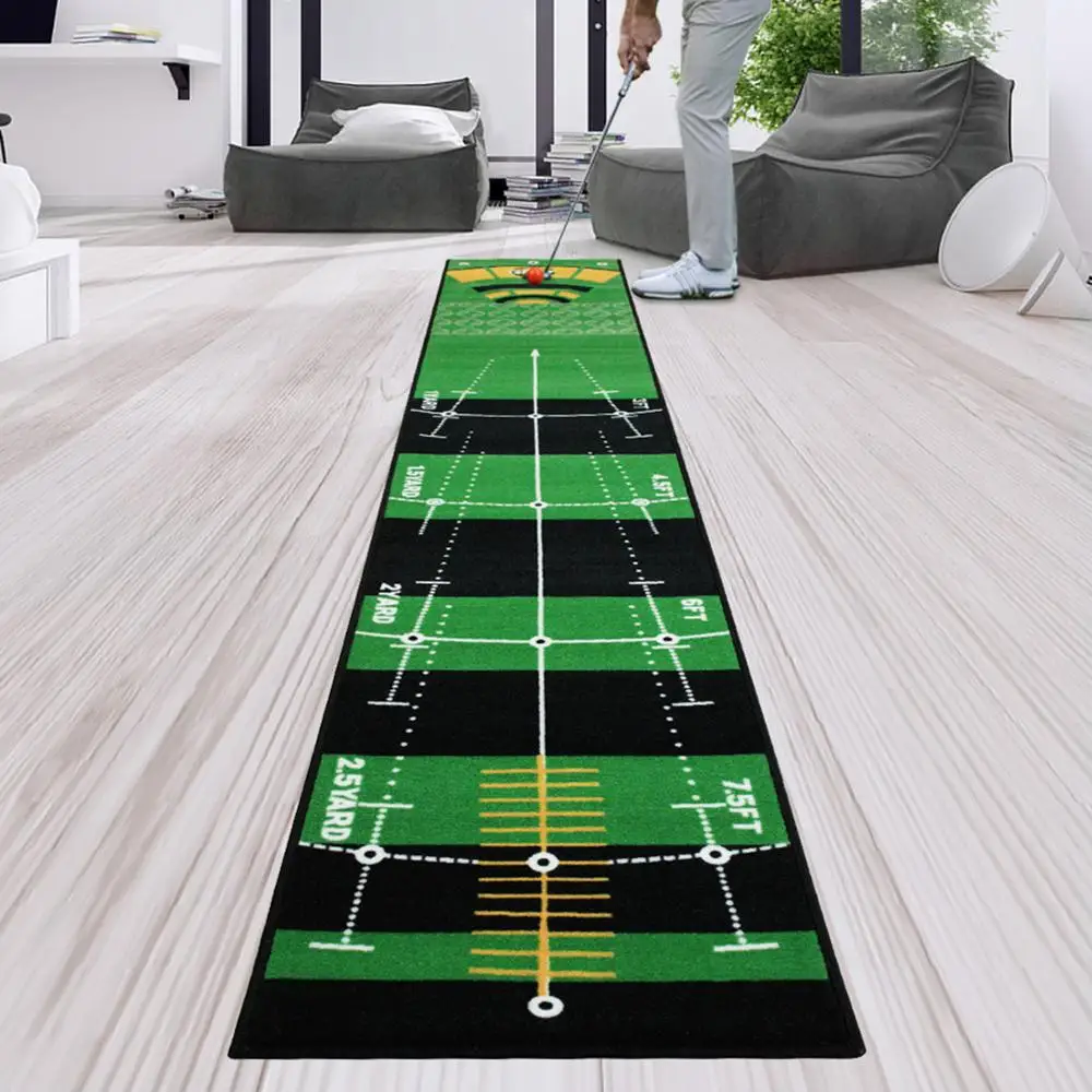 Indoor Golf Practice Putting Green Mat Carpet 3m Supplies