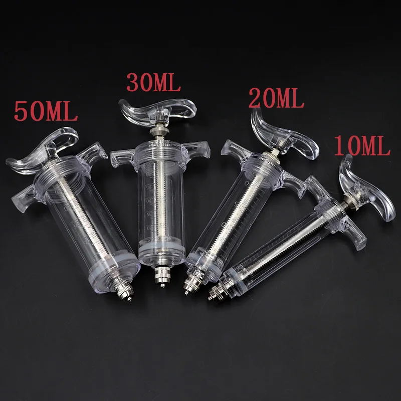 10ml/20ml/30ml/50ml Adjustable Parrot Feeding Syringe Baby Bird Feeder Hand-raised Breastfeeder Plastic Bird Supplies