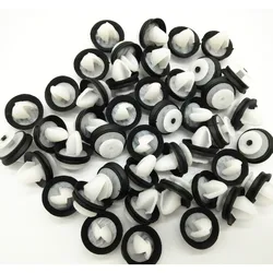 30x Car Interior Door Panel Card Trim Clips For Citroen C2 C8 C3 C4 Peugeot 307 206 508 Auto Fastener Clip Plastic Rivet