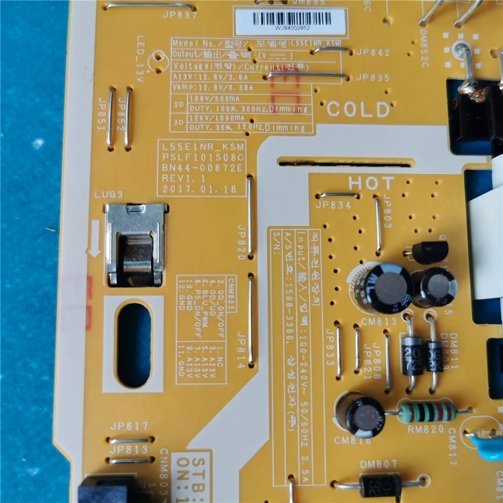 ใหม่ Power Board L55E1NR_KSM BN44-00872E 00872C D PSLF101S08C สำหรับ UE49M6320AK UE55M5502AK UE55K6372SU UE55M6320AK HG49EE670DK TV