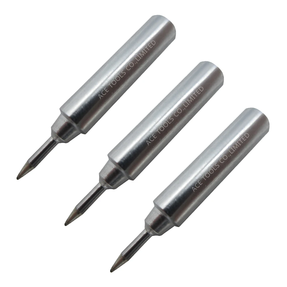 T18-SB Lötspitze, konisch, 0,2 mm, 0,008 Zoll, passend für HAKKO FX-888 FX-888D FX-8801 FX-600, bleifreier Eisen-Bit-Düsengriffstift