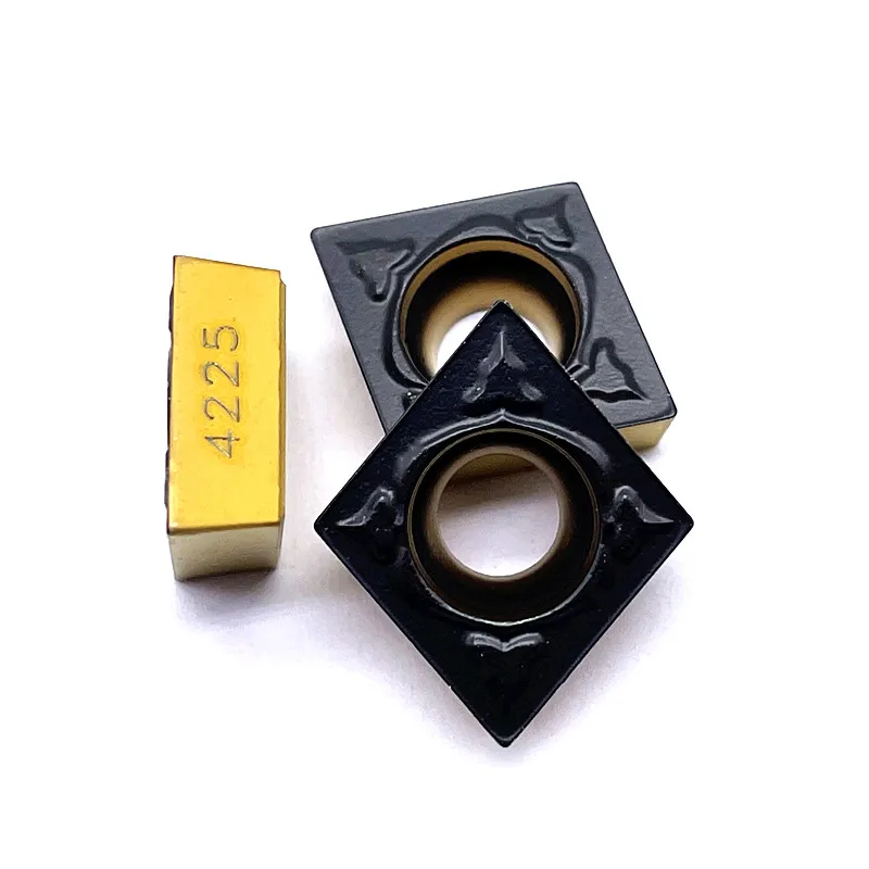 Ccmt120404/08 pm 4225 inserções de carboneto de torneamento externo ferramentas cortador ccmt cnc ferramentas torno de metal para aço