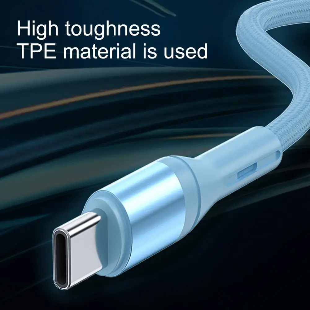 Liquid Silicone 3A Super Fast Charge Cable Micro USB Type C Cable for One Plus Charging Wire Data Cable