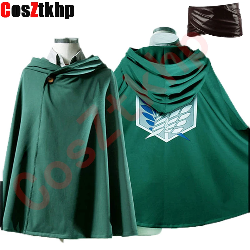 

Attack on Titan Cosplay Cloak Anime Shingeki no Kyojin Cosplay Costume Scouting Legion Aren Cosplay Capes Halloween Costumes