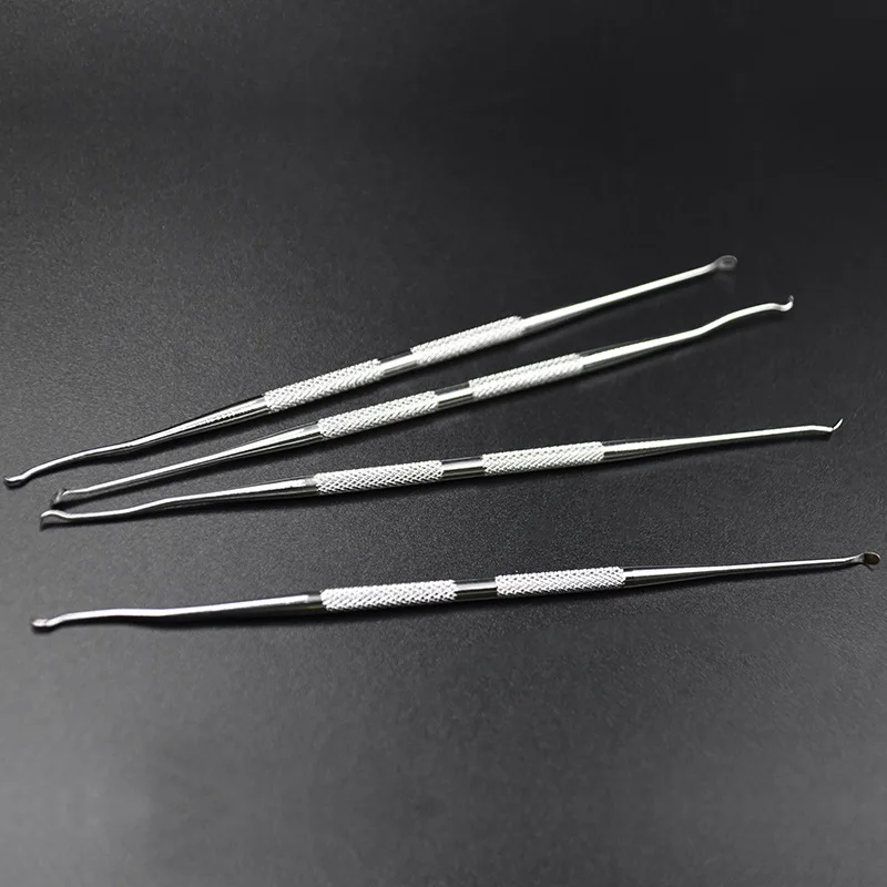 1PC Stainless Steel Two kinds of function Larvae Moving Grafting Needle Bee Queen Larva Transferring Move Worms Beekeeper Tool