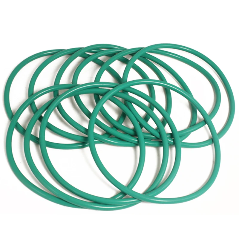 5Pcs FKM Fluororubber O-Ring Sealing Ring CS Wire Diameter 3mm OD 9mm-400mm Green Seal Gasket Ringcorrosion Resistant Heat