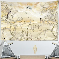 Tapestry Landscape Painting Scenery Animals Natural Scenery Wall Hanging Decoration For Home Bedroom