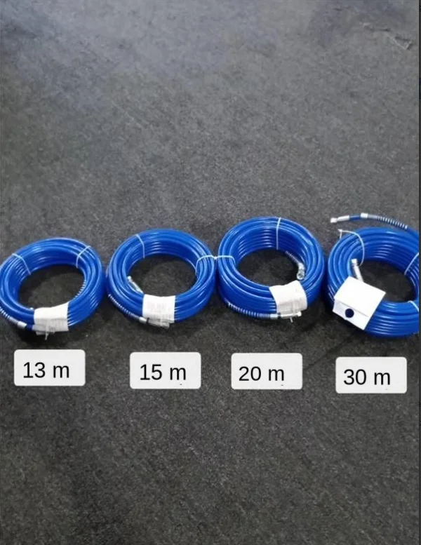 EU Delivery 10m/13m/15m/20m  High pressure hose  BSP 3300Psi Airless paint sprayer spare part paint sprayer hose paint sprayer