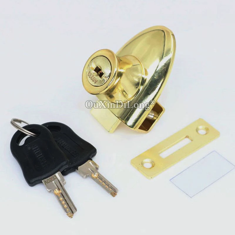 

Brand New 4PCS Glass Cabinet Locks Shopping Mall Jewelry Display Wine Cabinet Door Locks No Drilling (Keys Alike/Keys Different)