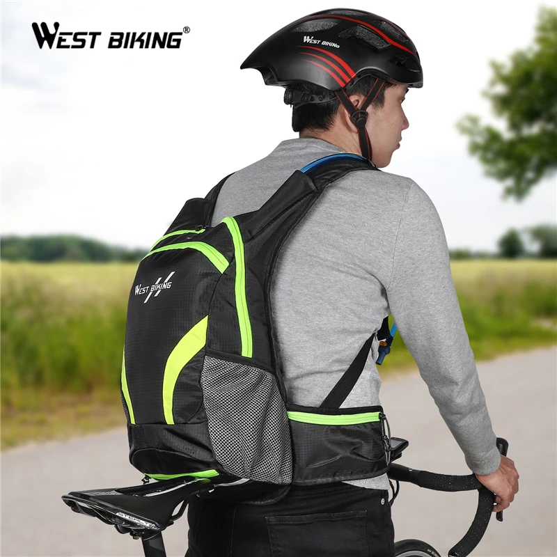 WEST BIKING torba rowerowa o dużej pojemności 15L wodoodporny plecak Outdoor MTB wspinaczka szosowa podróżna torba rowerowa mężczyźni akcesoria