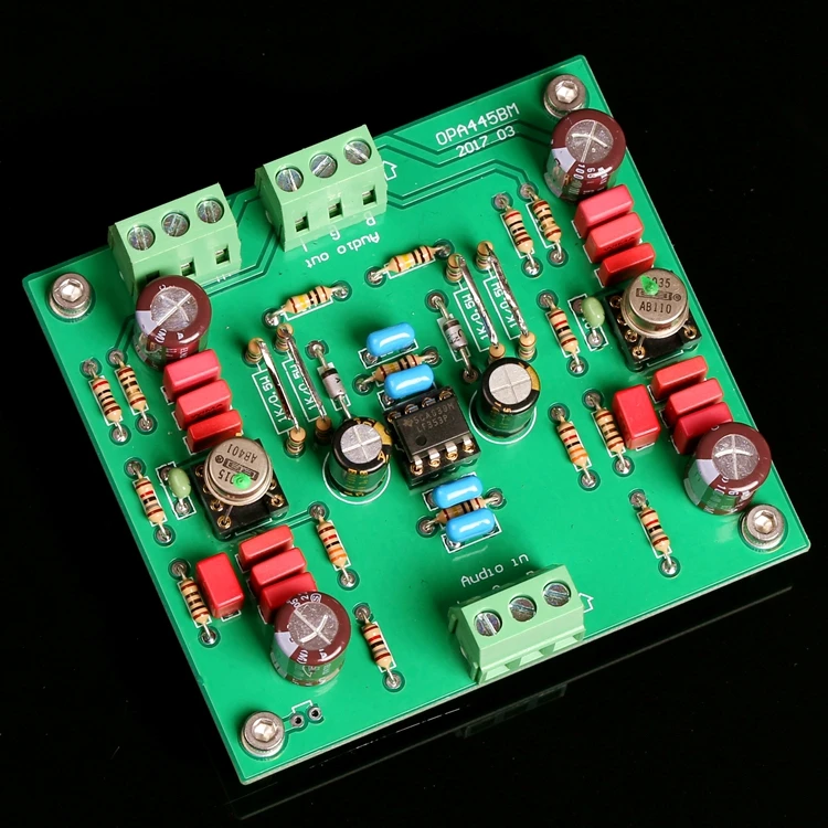 

Large Dynamic Field Tube Input Bile Flavor High Pressure Gold Sealed Operating Amplifier Dual Channel Pre-finished Board