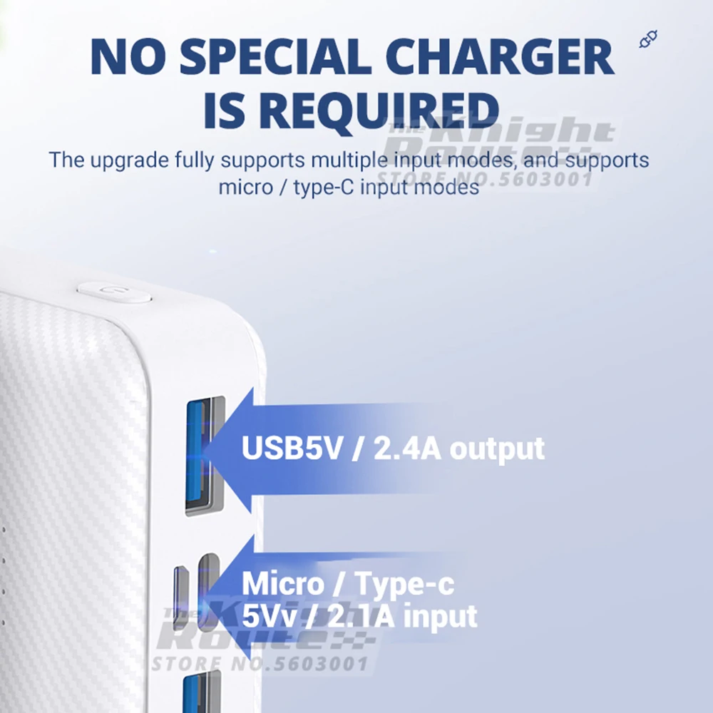 Banco de energía de carga portátil, batería externa para teléfono móvil, 2.1A, carga rápida, cálida, calefacción con cinturón Palacio, 10000mAh