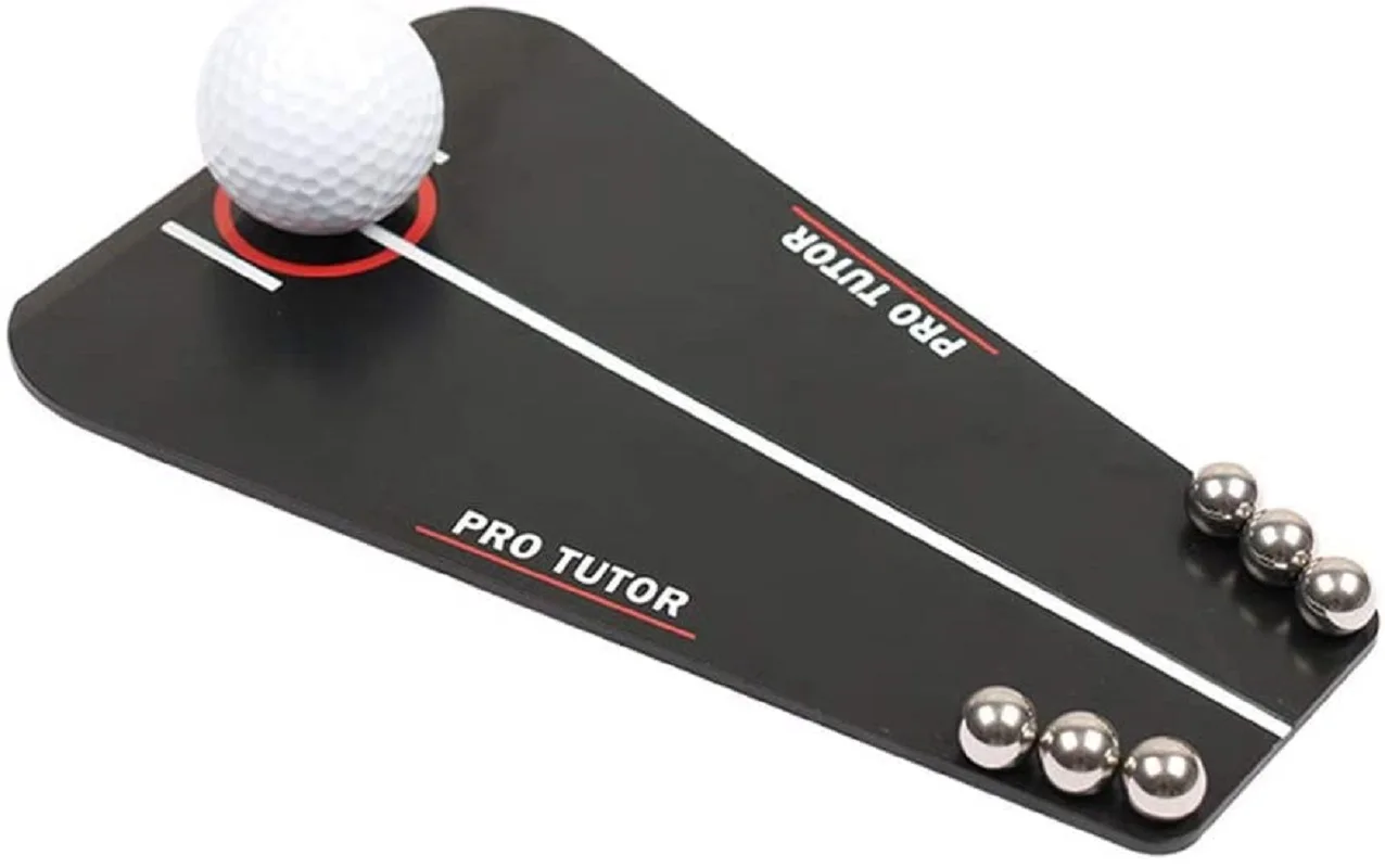 Golf Putting Tutor Practice Balls Driving Range Tee Golf Putting 퍼팅 Assistant Indoor Simulation Track Swing Device Mirror Aid