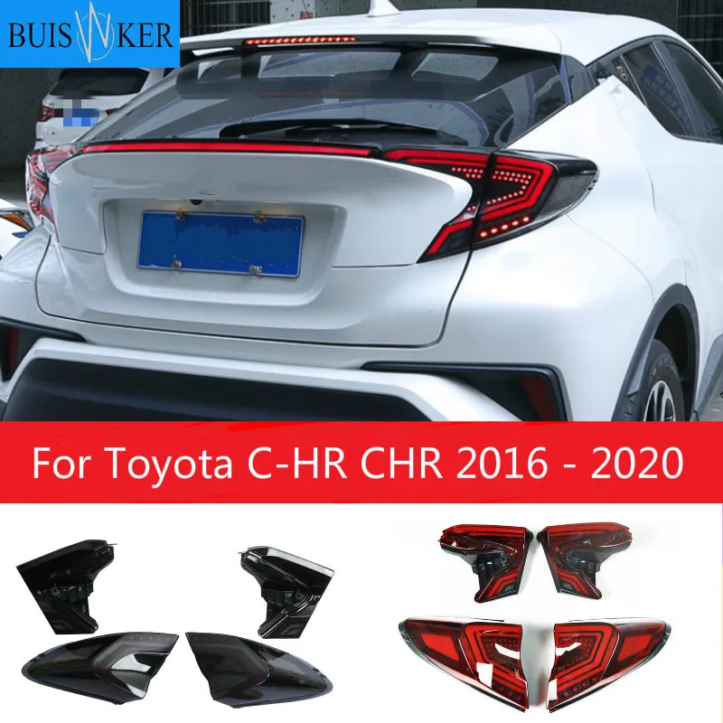 

Car LED Tail Light Taillight For Toyota C-HR CHR 2016 - 2020 Rear Running Light + Brake + Reverse Lamp + Dynamic Turn Signal