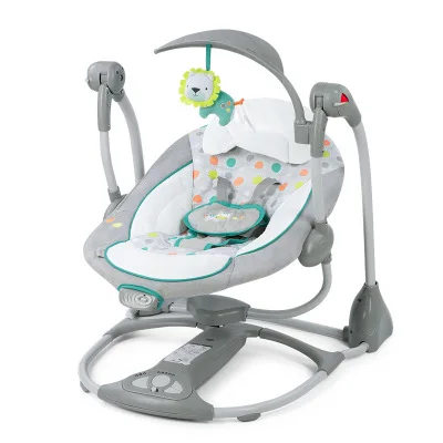 Baby Rocking Chair Multi-function Music Electric Swing Chair Infant Comfort Newborn Folding Rocker Baby Bouncer with Gifts