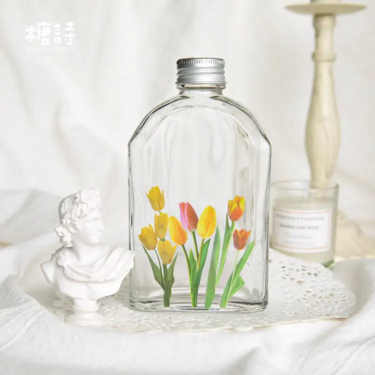 40pcs/pack Lovely Floral Flower Diary Sticker Label Scrapbooking Sticker Handbook Decoration image 4