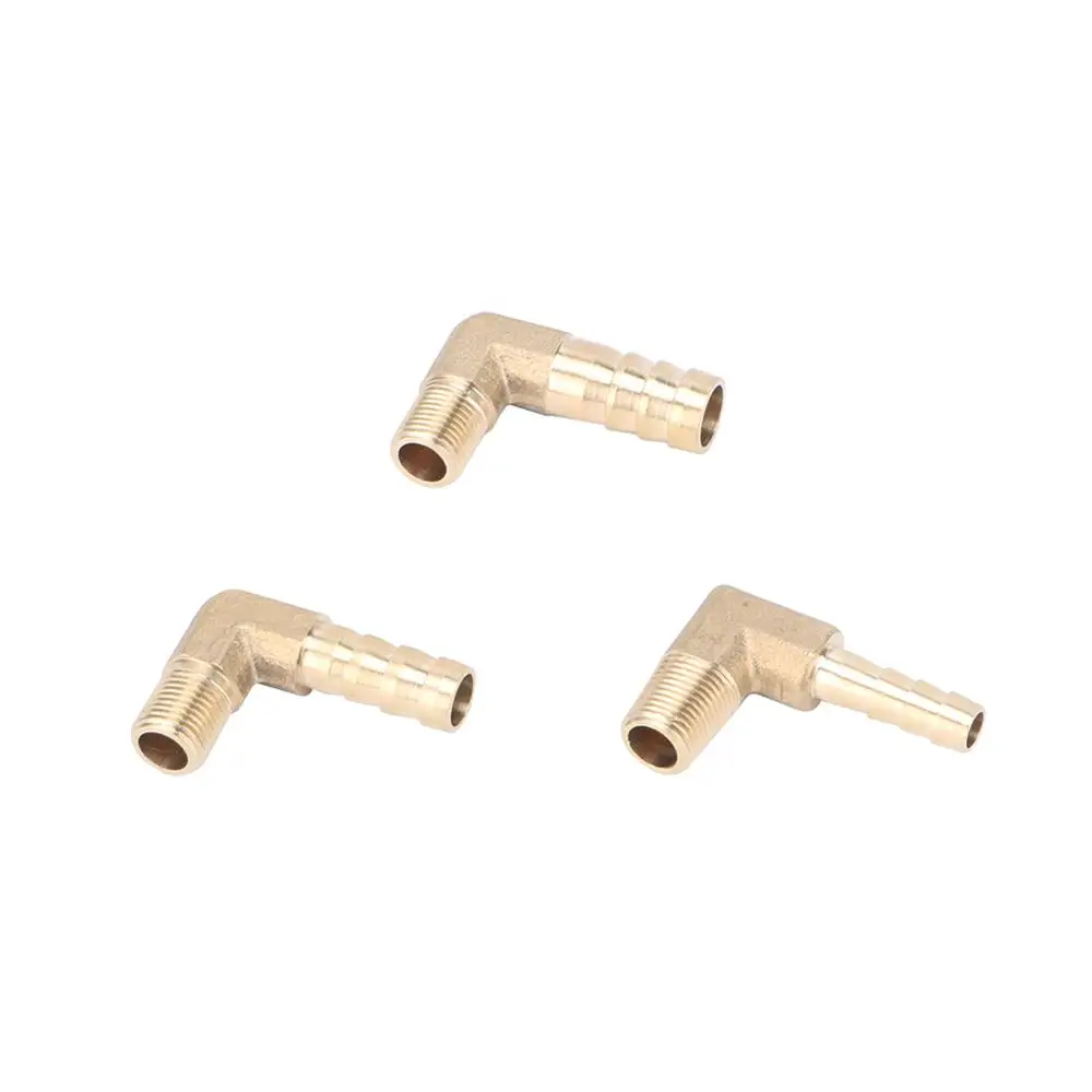 

Brass Hose Barb Fitting Elbow 6/8/10mm To 1/8" BSP Male Thread Copper Barbed Connector Joint Coupler Adapter Gardening Tools