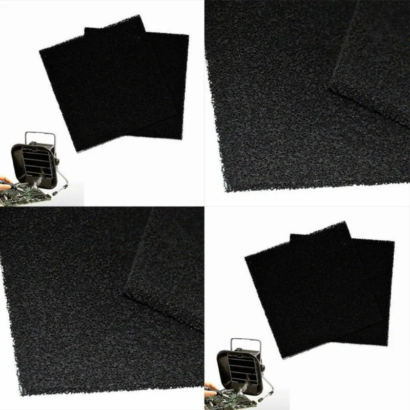 5 pcs 10x130x130mm activated carbon filter cotton foam sponge, use to absorb smoke and smoke purifier