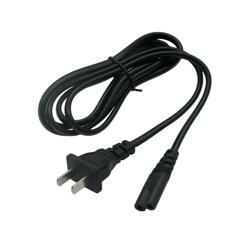 Cable de extensión de 1,5 m, 3m, 2 pines, EE. UU., UE a C7, Cable de alimentación de luz LED, figura europea americana 8, Cable de alimentación para ordenador portátil para PS4