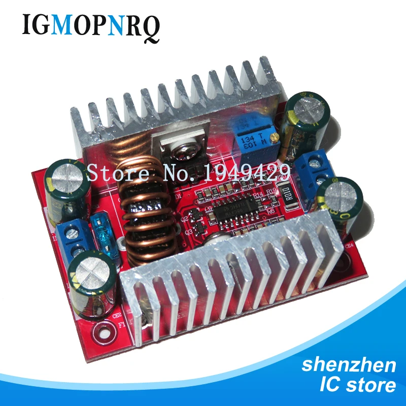 400W 15A DC-DC power converter increase module Constant power supply module increase 8.5V-50V to 10V-60V pulse LED module