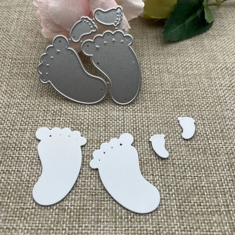 Baby footprints Metal Cutting Dies Stencils For DIY Scrapbooking Decorative Embossing Handcraft Die Cutting Template Mold