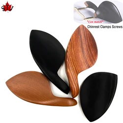 1pcs Viola Chin Rest Chinrest+Silver/gold Screw High quality Ebony/jujube wood/Red rosewood viola Parts Accessories fittings