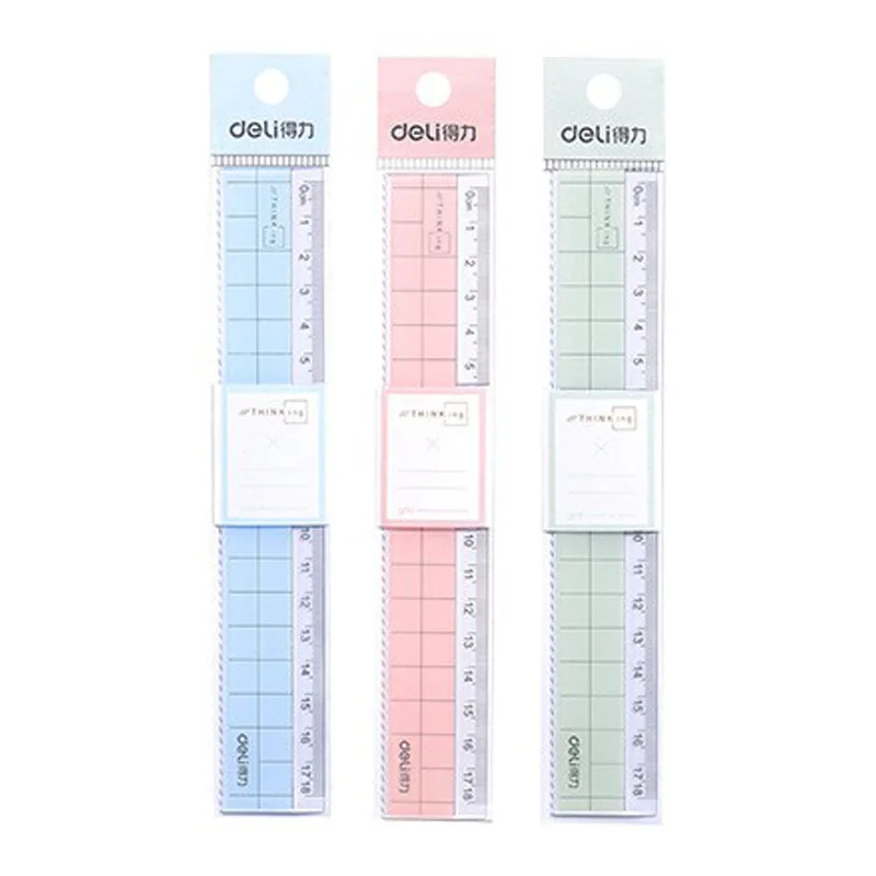 6235 ruler plastic 18cm with wave transparent ruler student stationery ruler drawing stationery office supplies