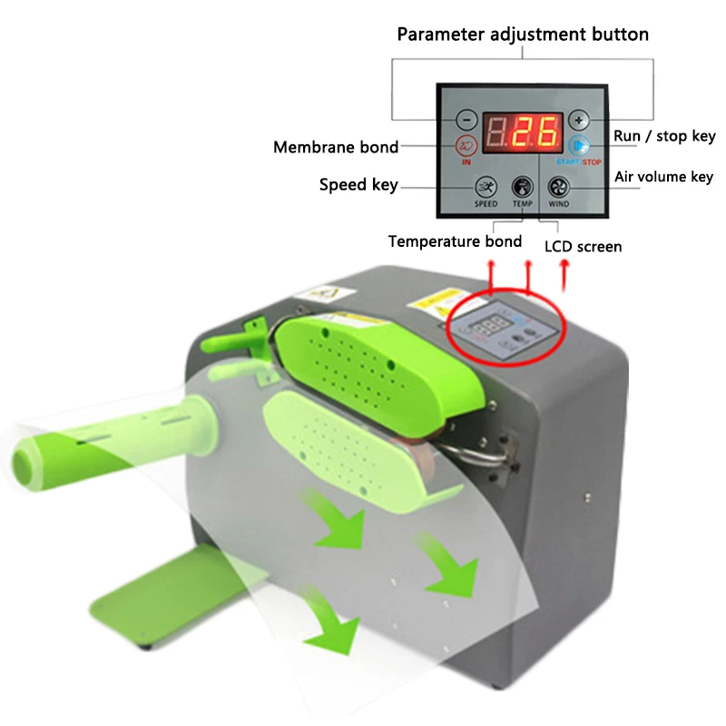 

Automatic cushion air cushion machine cushion packaging air cushion machine gourd film bubble bag inflator 110-220V