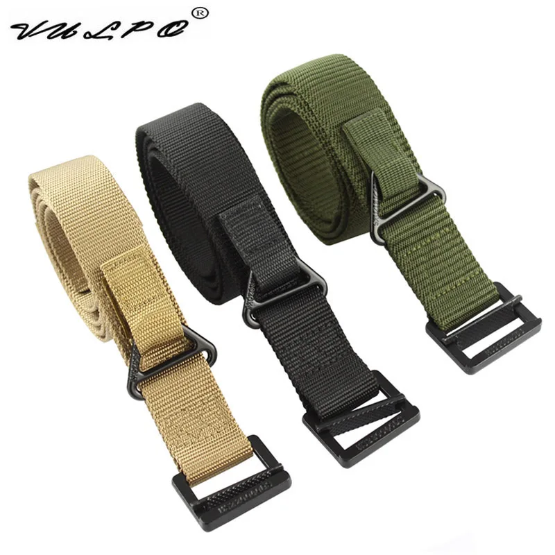 VULPO Adjustable Survival Tactical Belt CQB Combat Rescue Rigger Duty Belt Outdoors Sport Belt