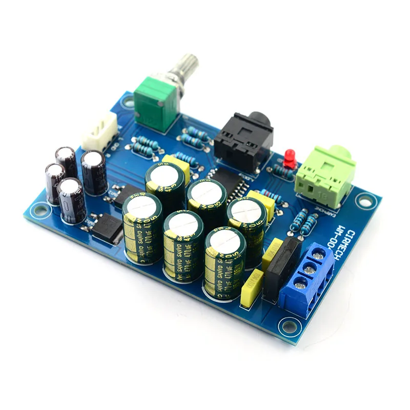 UNISIAN TPA6120A2 Headphone amplifier board TPA6120 2.0 Channels HIFI high fidelity Audio Earphone Amplifiers