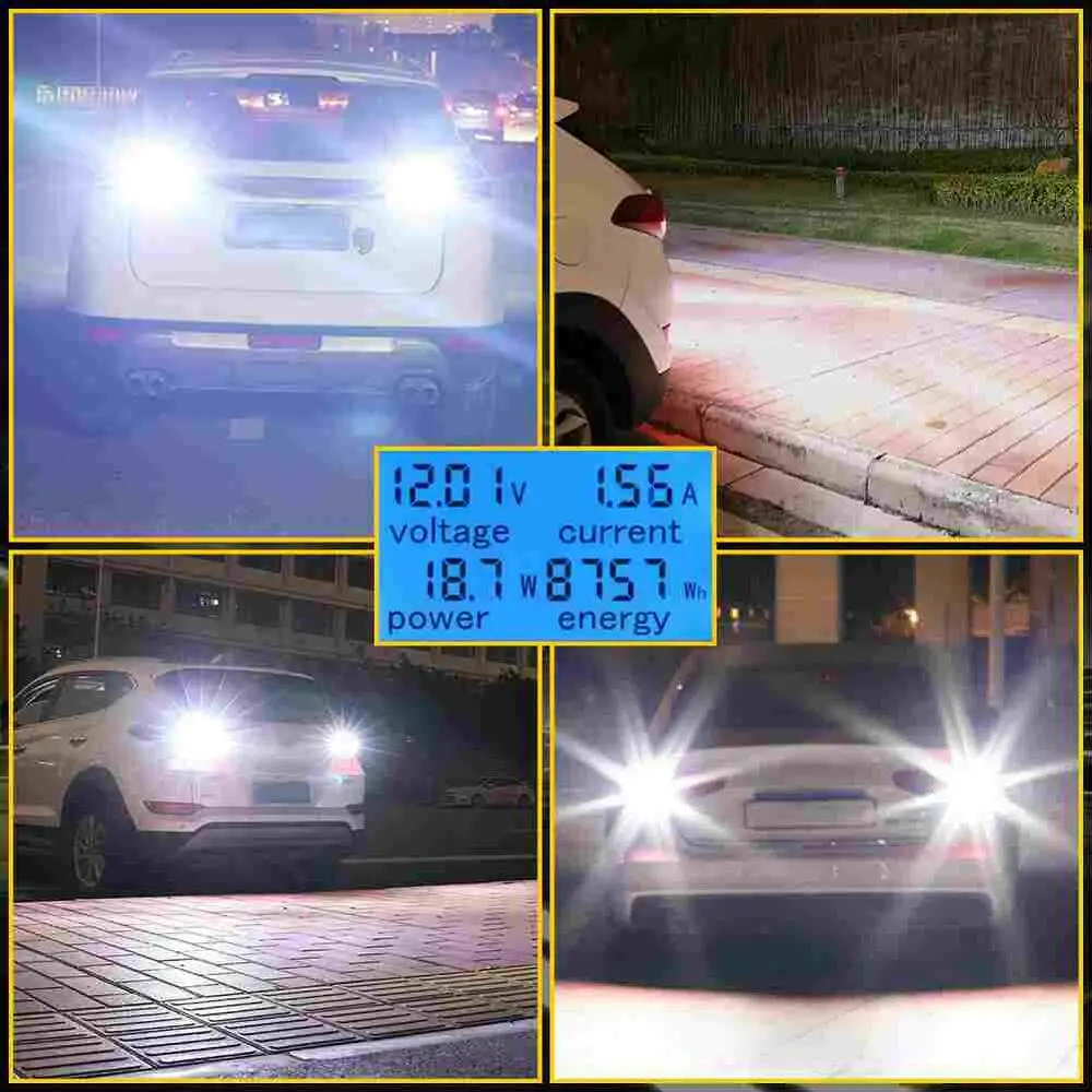 لا خطأ 1156 P21W BA15S LED DRL القيادة أثناء النهار مصباح الضباب لبيجو 408 308 3008 RCZ DRL