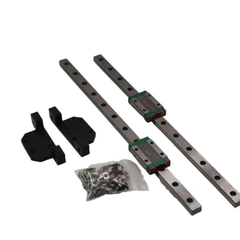 funssor hiwin mgn12h mgn9h y axis linear trilho adaptadores kit 300 mm duplo conjunto de trilho linear para creality ender atualizacao v2 01